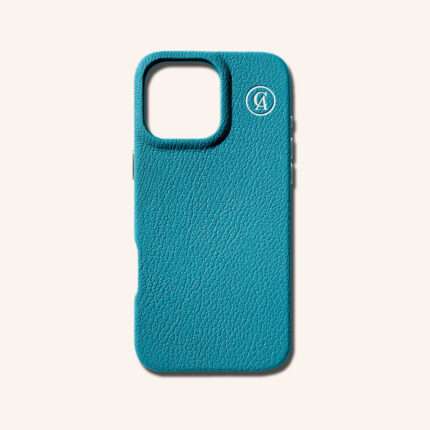 เคสหนังแท้ iPhone 16 (ไอโฟน) สีฟ้าฮาวาย - Genuine Leather Case iPhone 16 Hawaii Color - iPhone 16 Pro Max